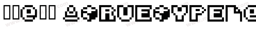 隶书-常规 (TrueType)字体转换